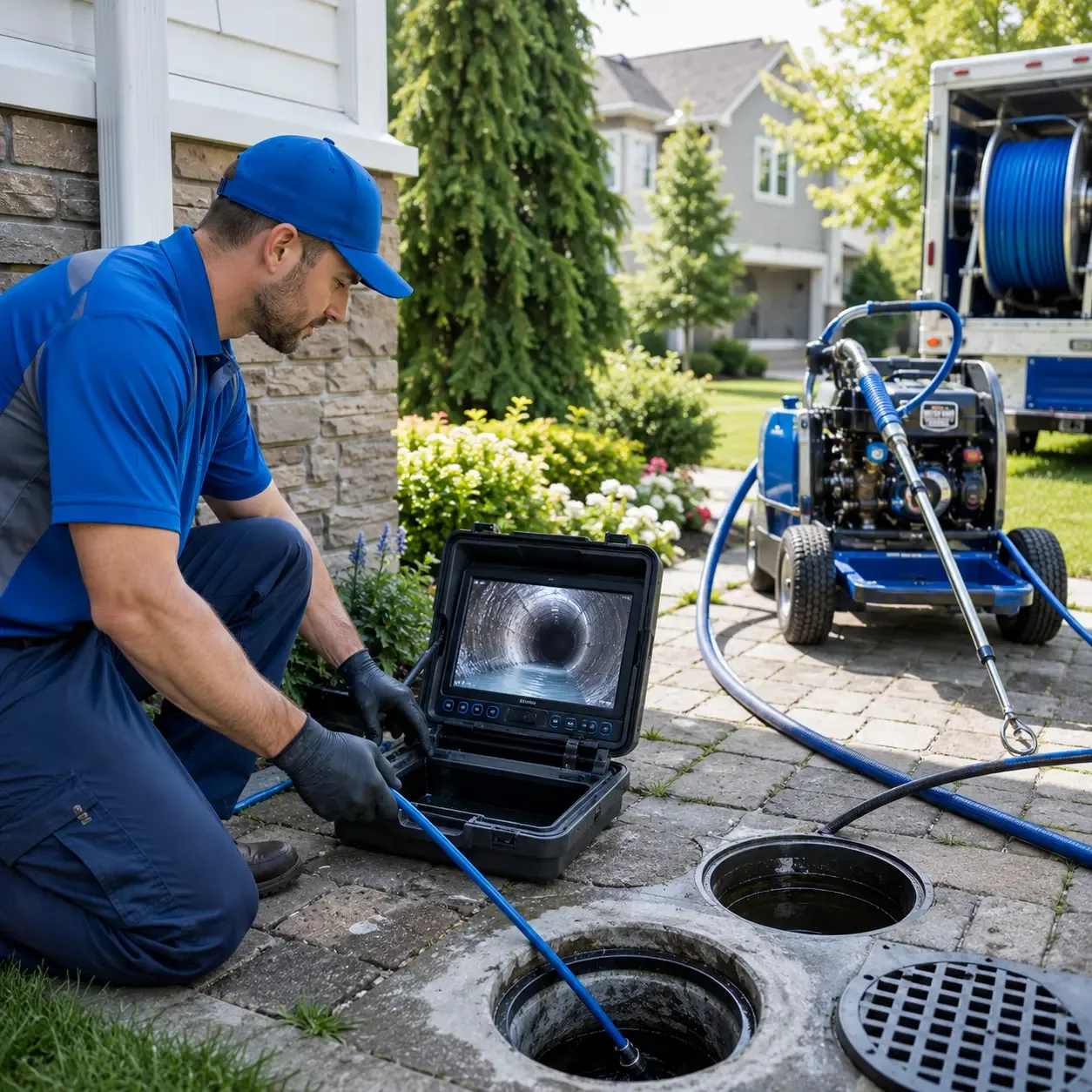 Outdoor drain cleaning professionals serving Rhinelander, WI